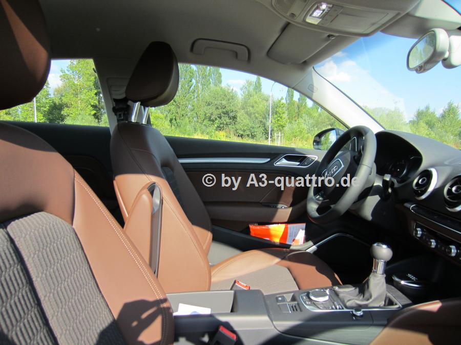 Sitz links vorne AUDI Q3 (8U) S-Line, Leder Alcantara, Defekt