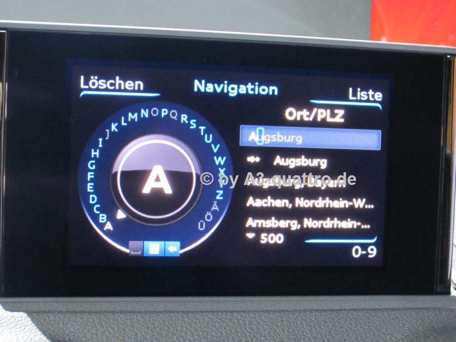 Details Audi A3 bei der Audi Händlerpräsentation Frankfurt/Messe