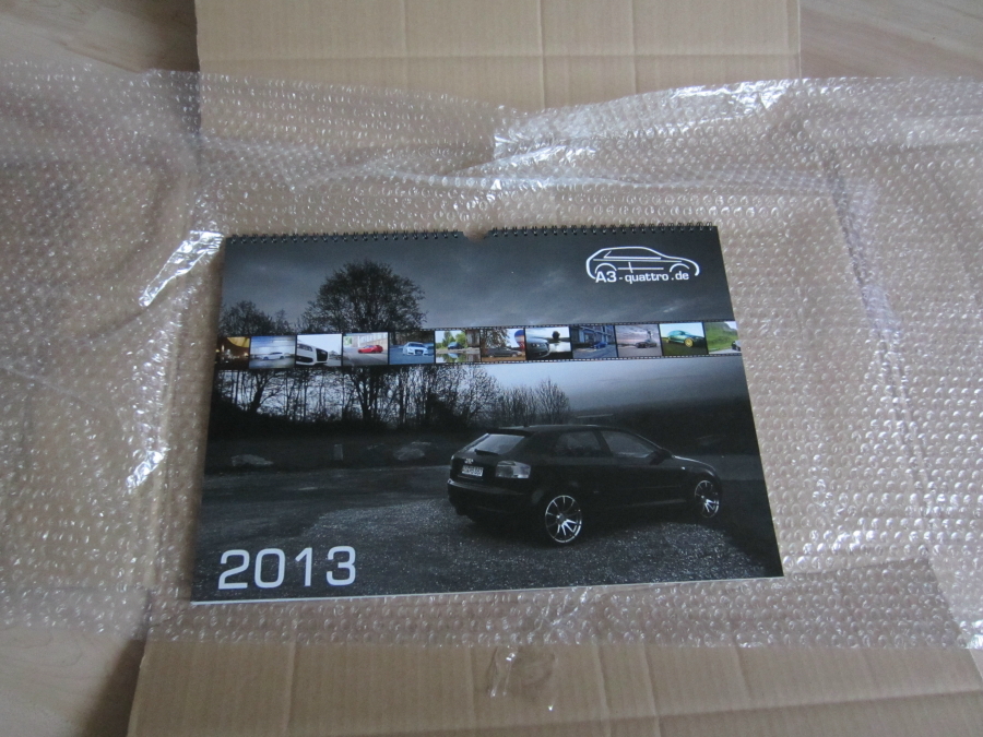 Probedruck des A3Q-Jahreskalender 2013