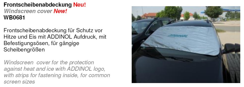 Frontscheibenabdeckung