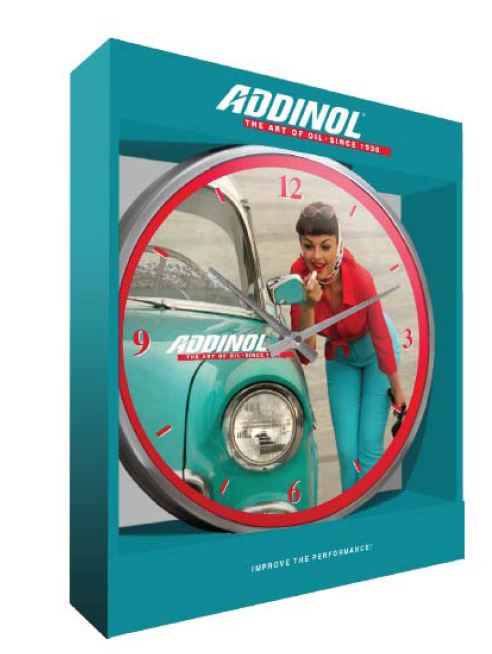 ADDINOL-Werkstatt-Uhr