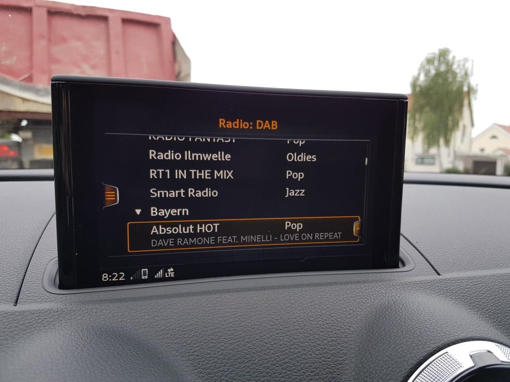 A3 8V PA DAB Plus ohne erweiterte Senderinfo