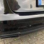 Black-Paket Endrohre - sahen schrecklich aus