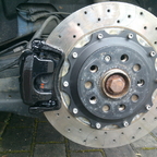 Bremssattel hinten schwarz