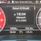 virtual Cockpit mit 5 TSD auf der Uhr